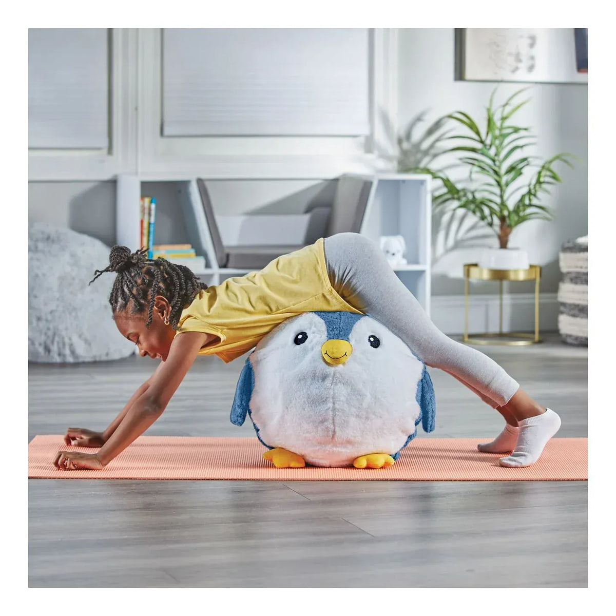 Yoga Ball Buddy with BubblePlush (Penguin) 848850122837
