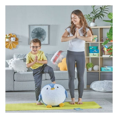 Yoga Ball Buddy with BubblePlush (Penguin) 848850122837
