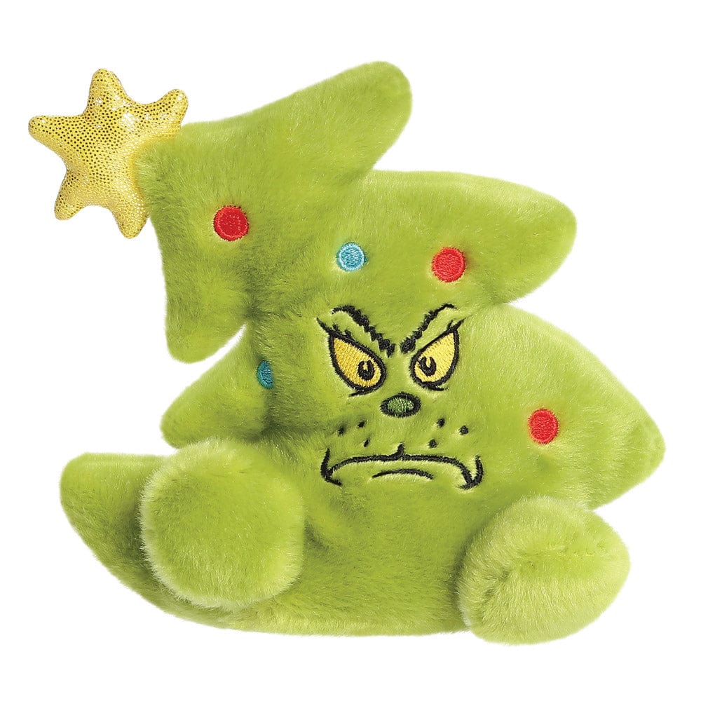 Aurora Palm Pals Grinch Tree 5 Inch Plush Ornament