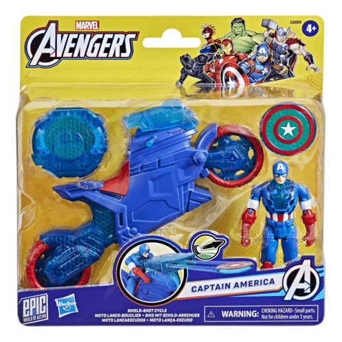 * Avengers Cap Turbo Blast Cycle 5010996283887