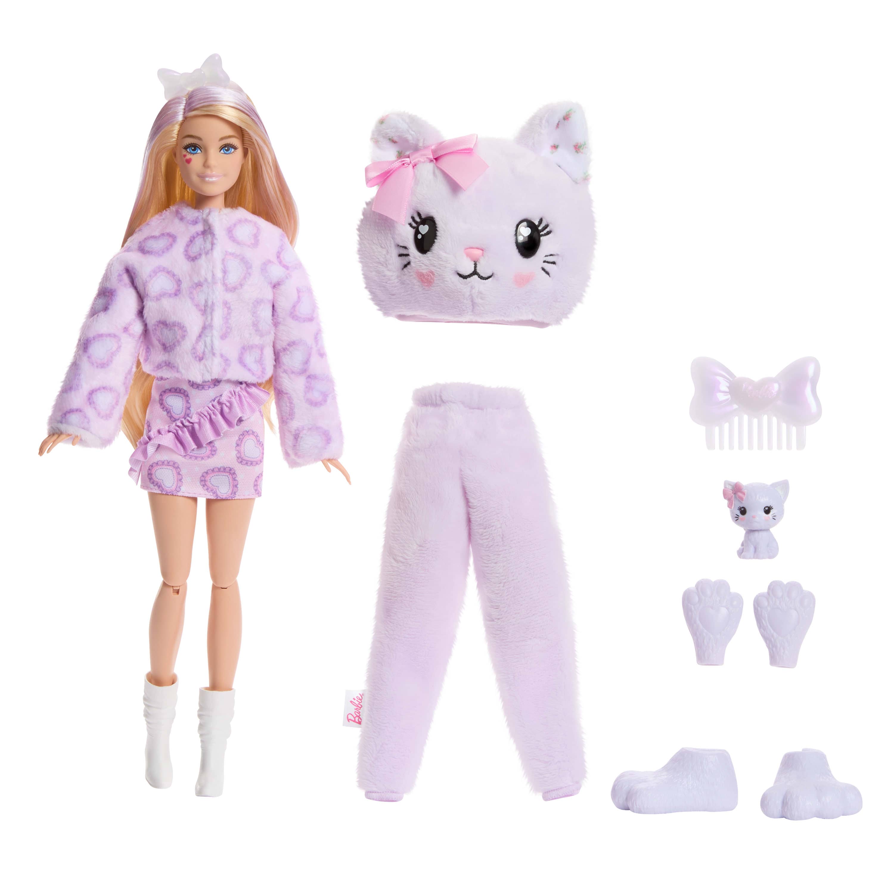 * Barbie Cutie Reveal Doll: Sweet Bows Purp Kitten