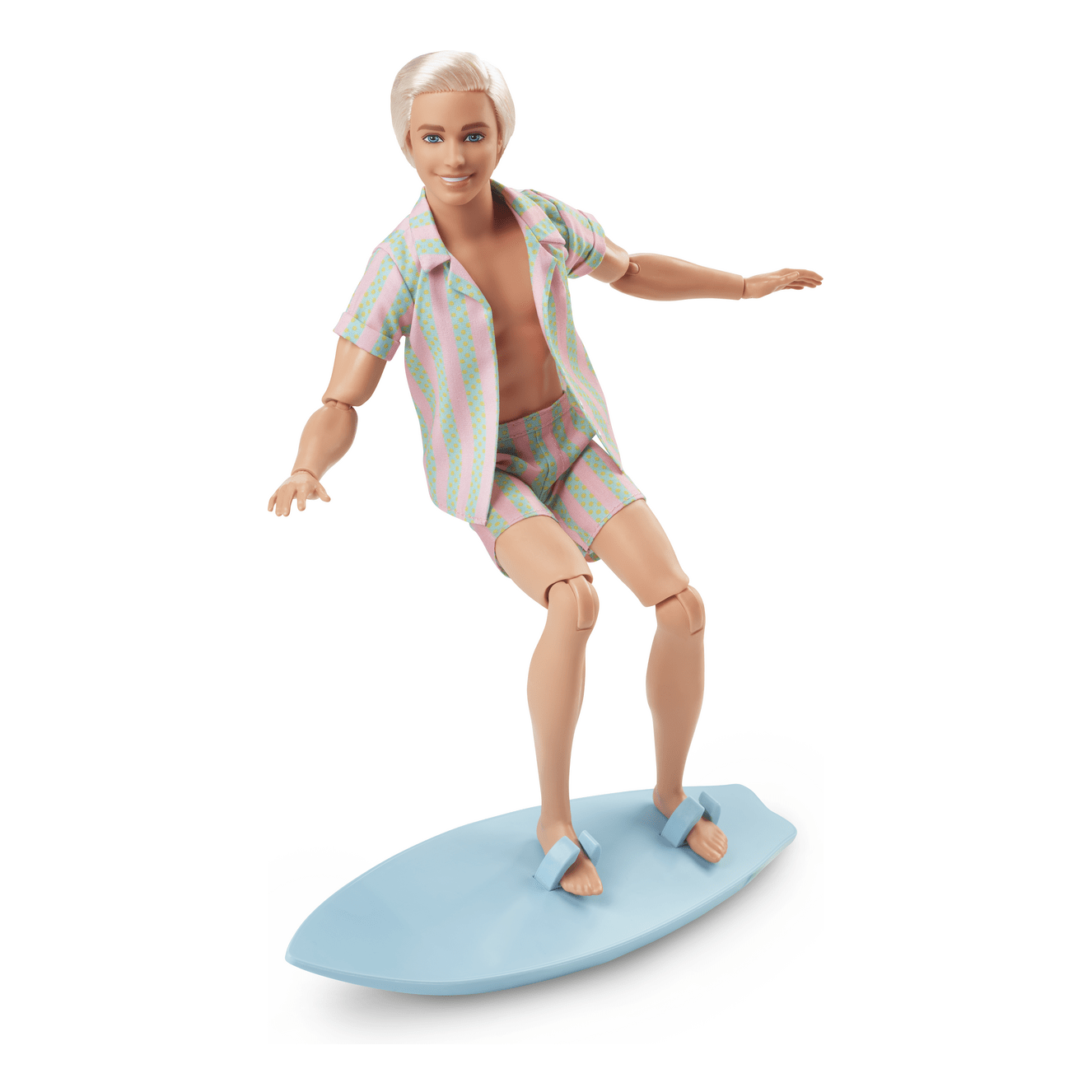 Barbie Movie Ken Pastel Stripes Beach Set 0194735160747