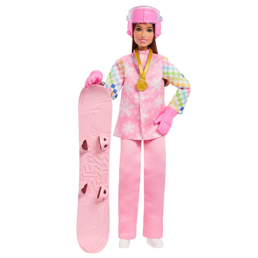 * Barbie Snowboarder Doll & Accessories