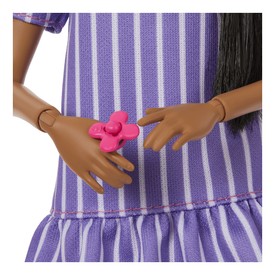 * Barbie Style Fashionista Doll: Purple Stripes