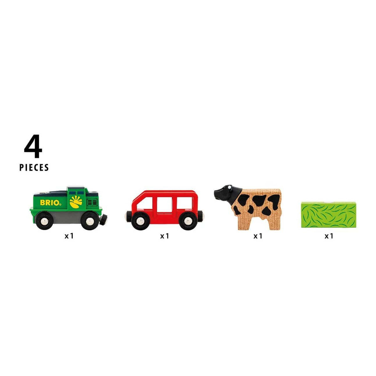 Brio Farm Battery Train 7312350360189