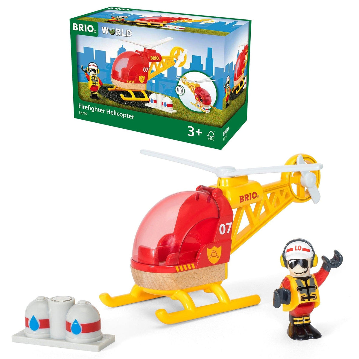 Brio Firefighting Helicopter 7312350337976