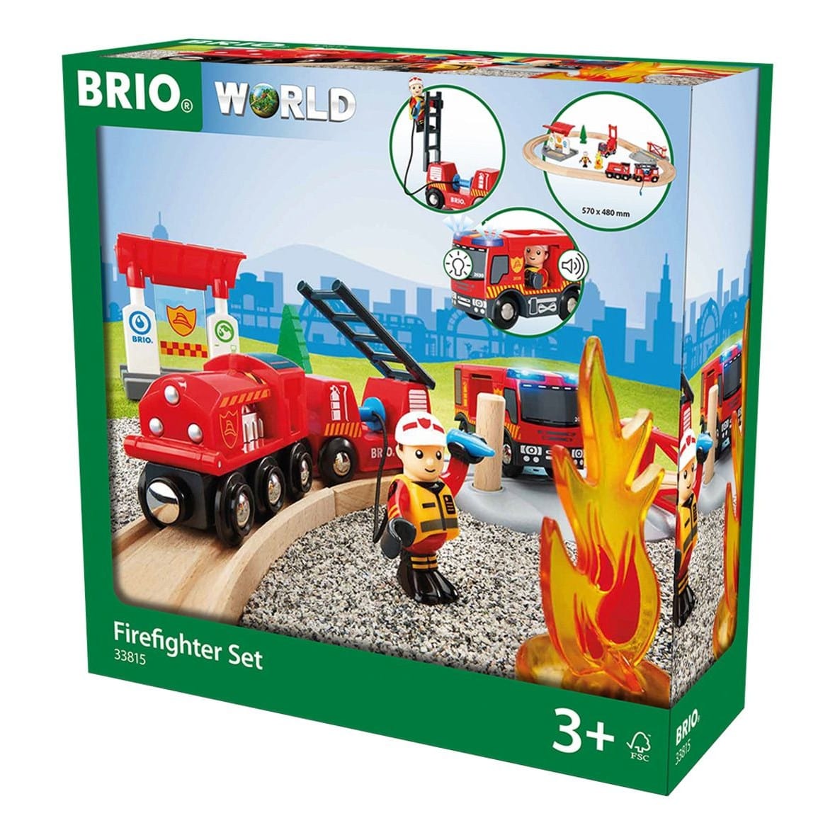 Brio Rescue Fire Fighter Set 7312350338157