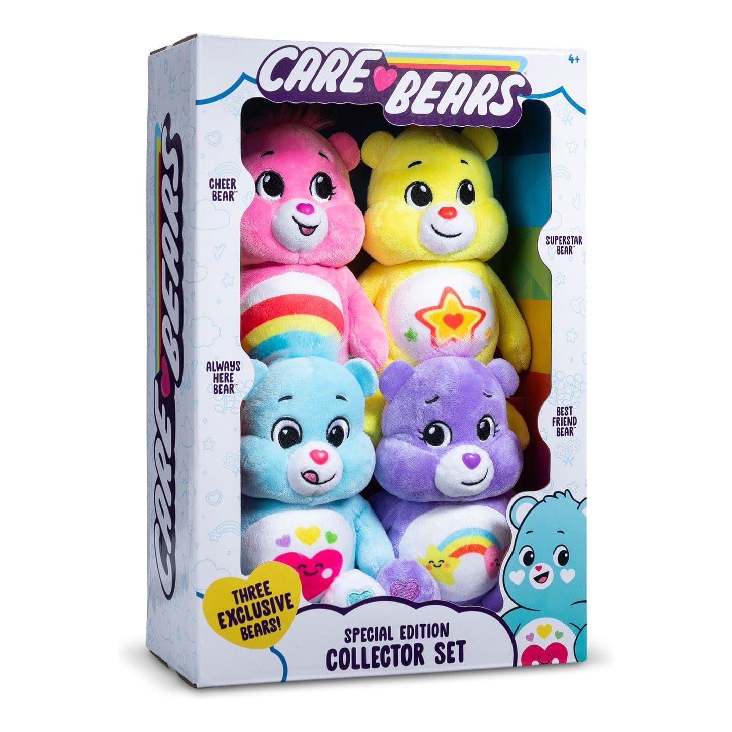 Care Bears 20cm Plush Treasure Box 4 Pack 885561226812