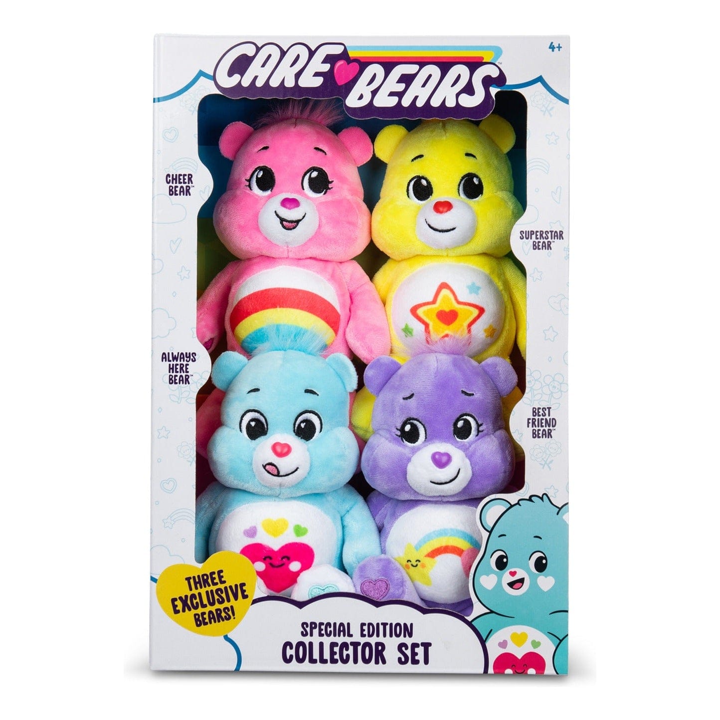 Care Bears 20cm Plush Treasure Box 4 Pack 885561226812