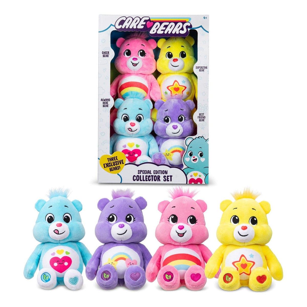 Care Bears 20cm Plush Treasure Box 4 Pack 885561226812