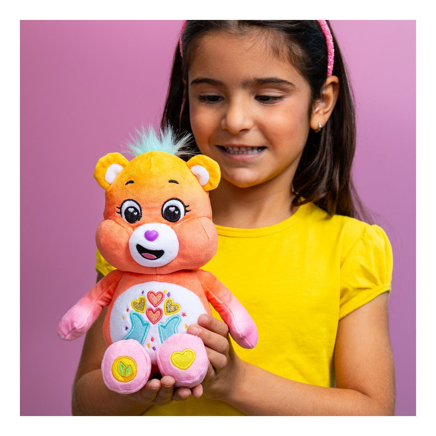 Care Bears 22 cm Sparkle Thankful Heart Bear