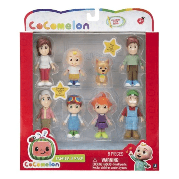 Cocomelon: Family 8 Figure Pack 191726397854