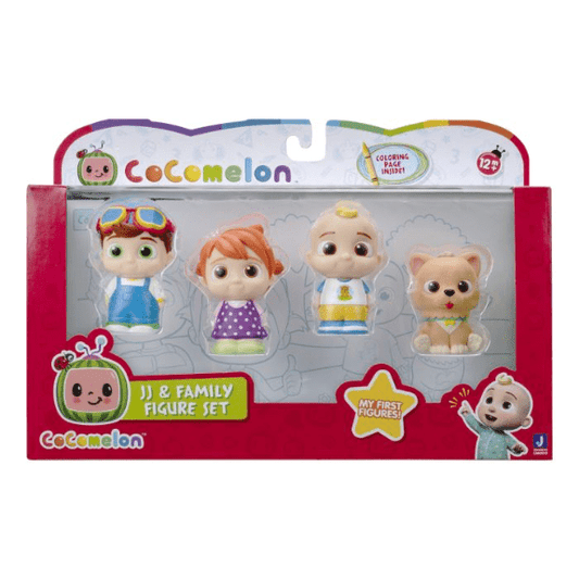 Cocomelon: JJ & Family 4 Figure Pack 191726445135