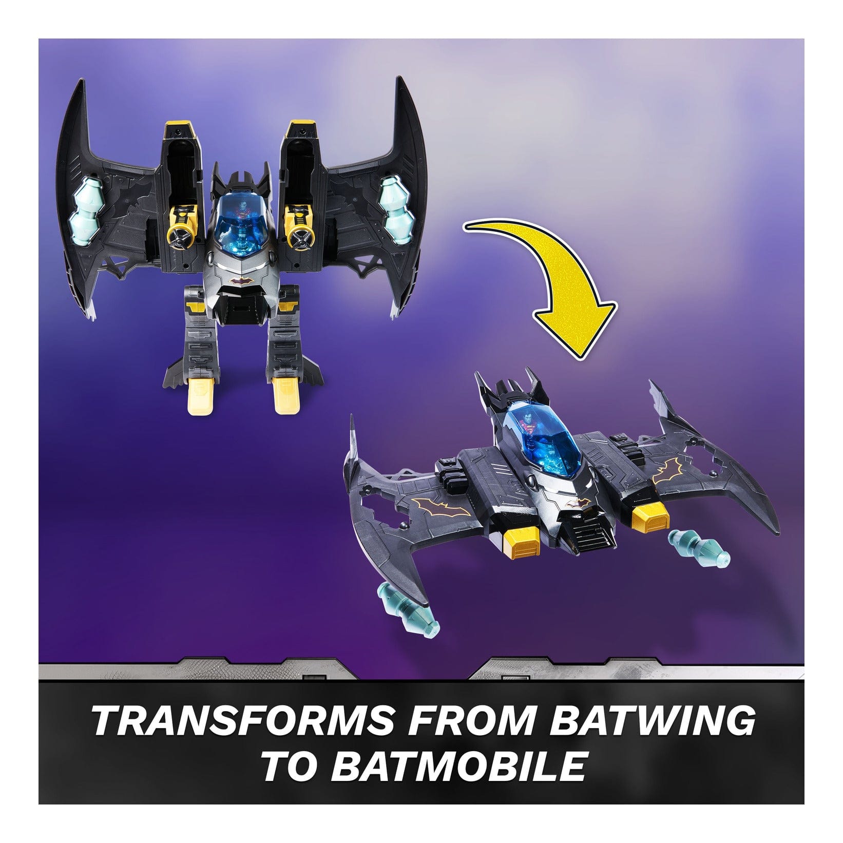 DC Universe Transforming Batwing Playset 681147031159