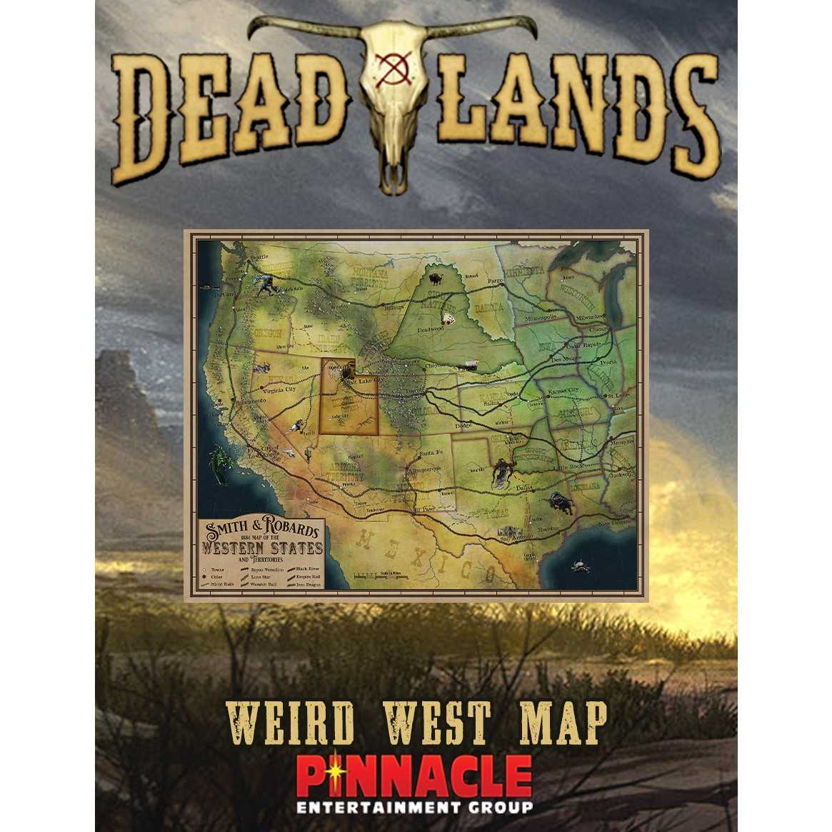 Deadlands: Map of the Weird West 9781950082544