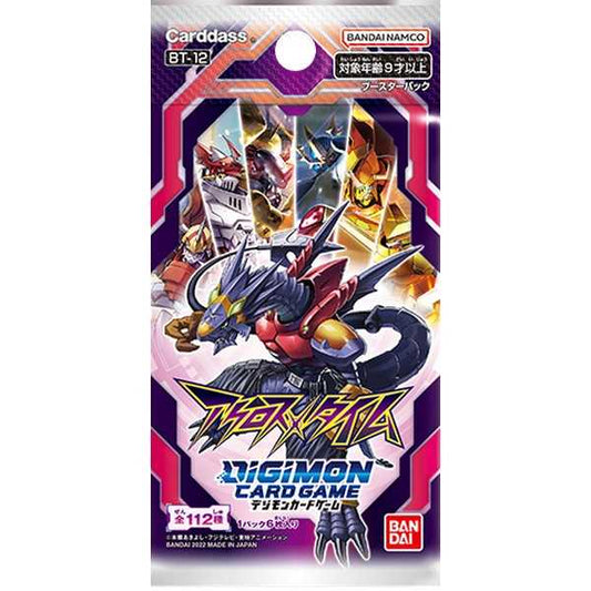 Digimon Card Game: Booster Pack - Across Time (BT12) 811039039554