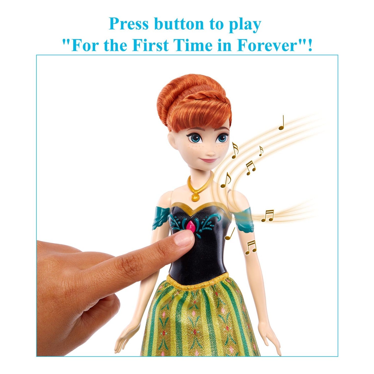 * Disney Frozen Singing Anna Fashion Doll