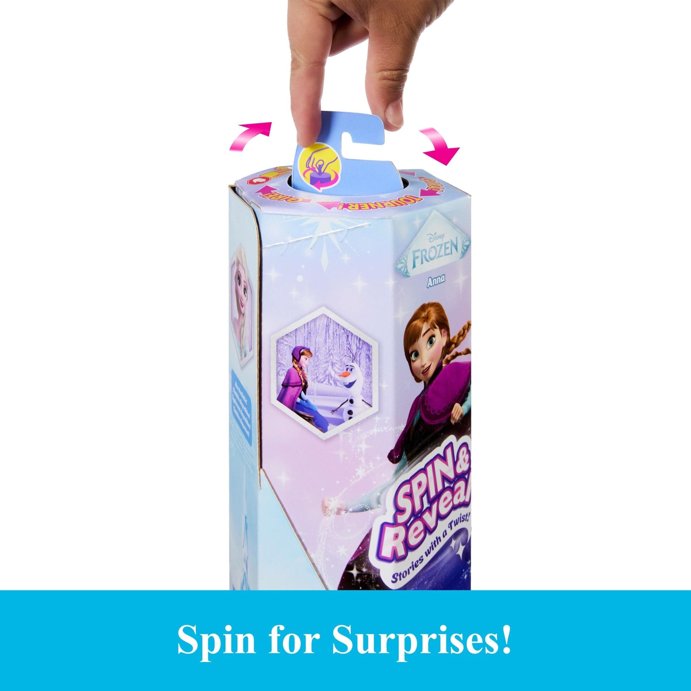 * Disney Frozen Spin & Reveal Anna 194735280377