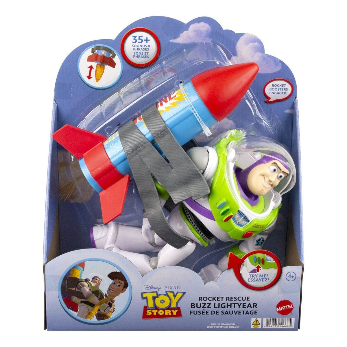 Disney Pixar Large Scale Feature Buzz with Rocket 194735196685