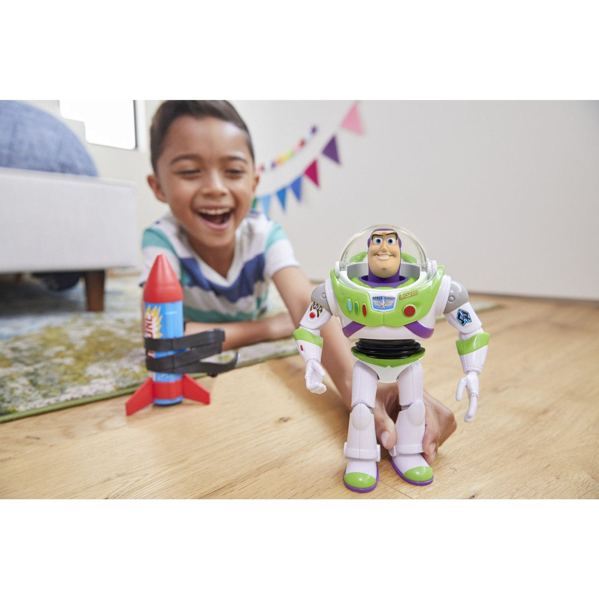 Disney Pixar Large Scale Feature Buzz with Rocket 194735196685