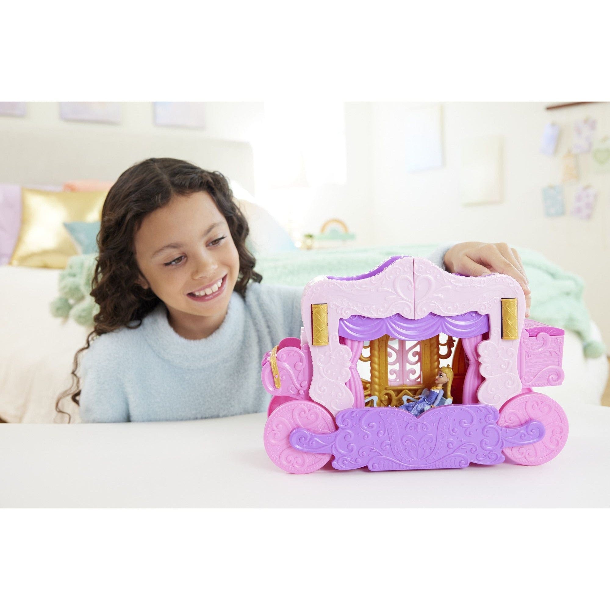 Disney Princess Carriage to Castle 2in1 Playset 194735222766