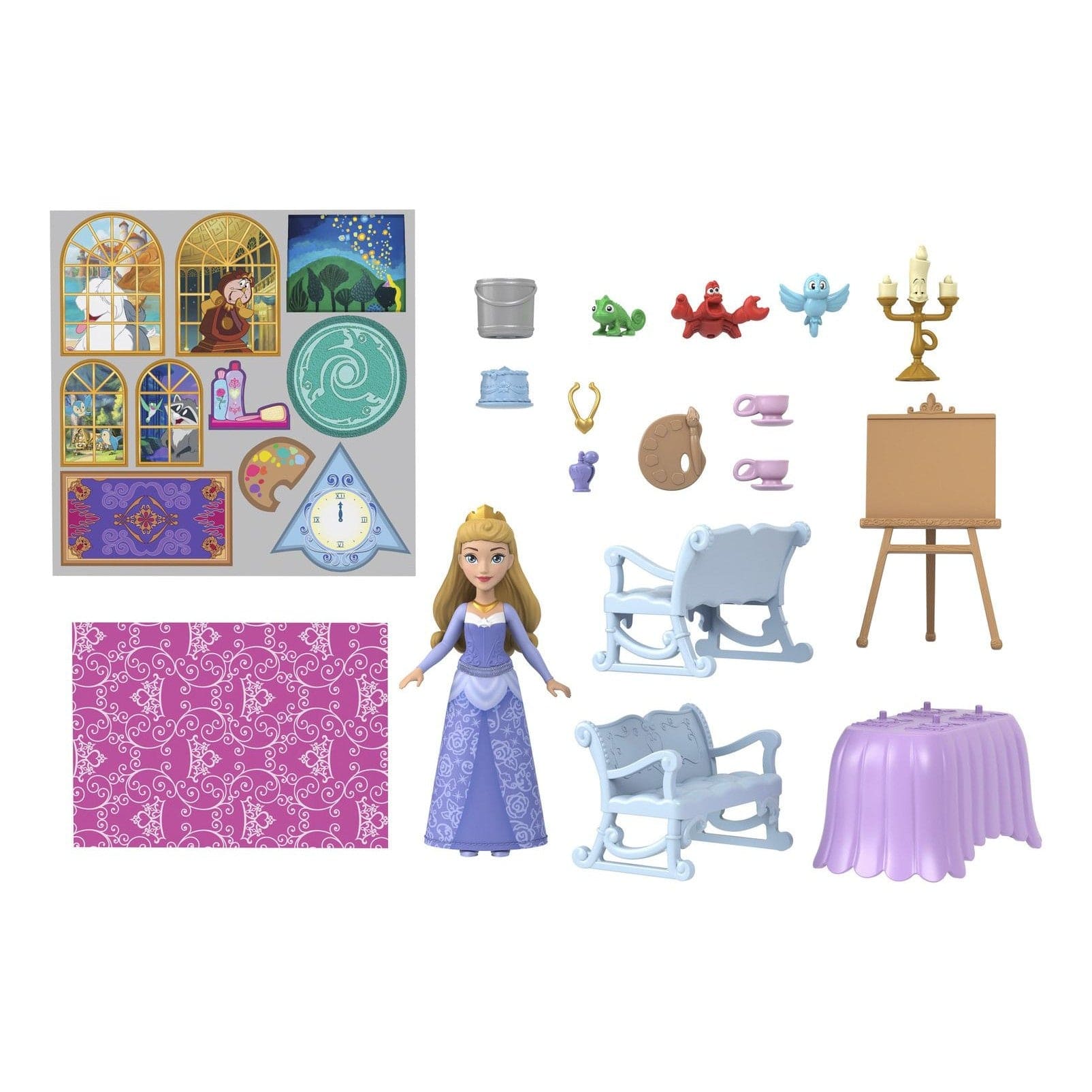 Disney Princess Carriage to Castle 2in1 Playset 194735222766