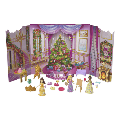 Disney Princess Small Advent Calendar with Holiday Themed Surprises