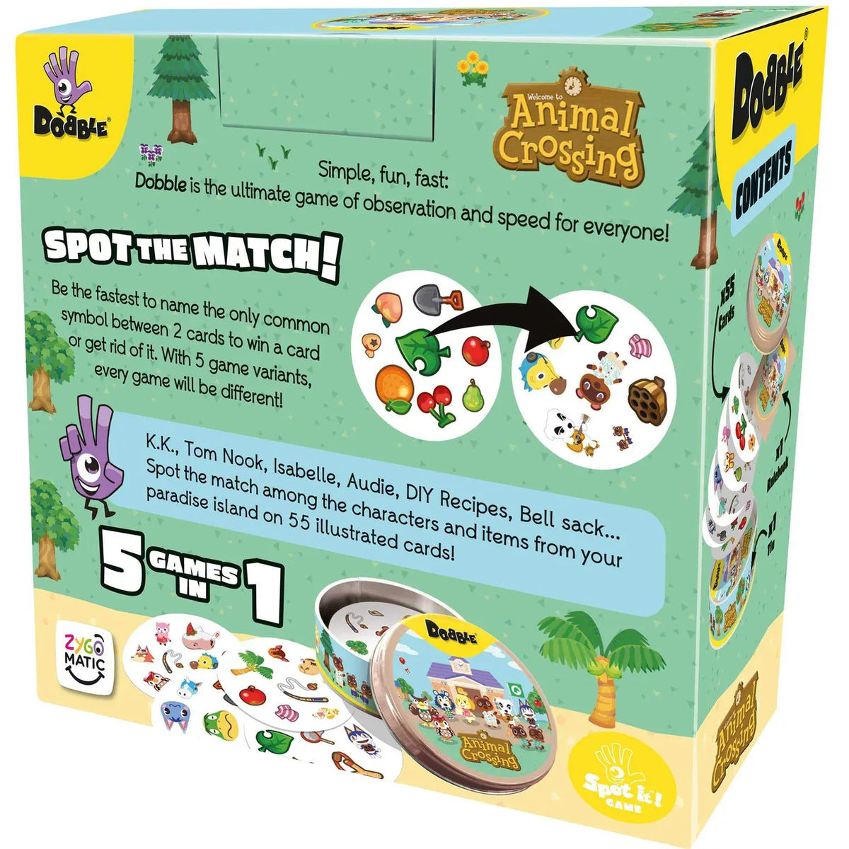 Dobble Animal Crossing 3558380125402