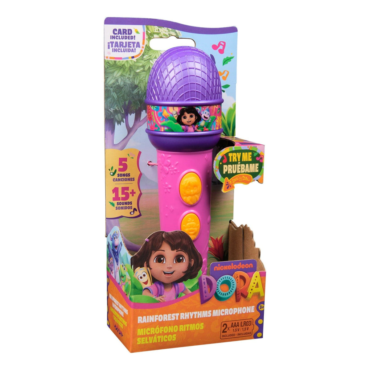 Dora Microphone Toy for Kids with Sound Effects