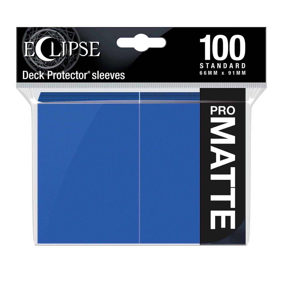 Eclipse Matte Standard Sleeves: Pacific Blue (100) 74427156145