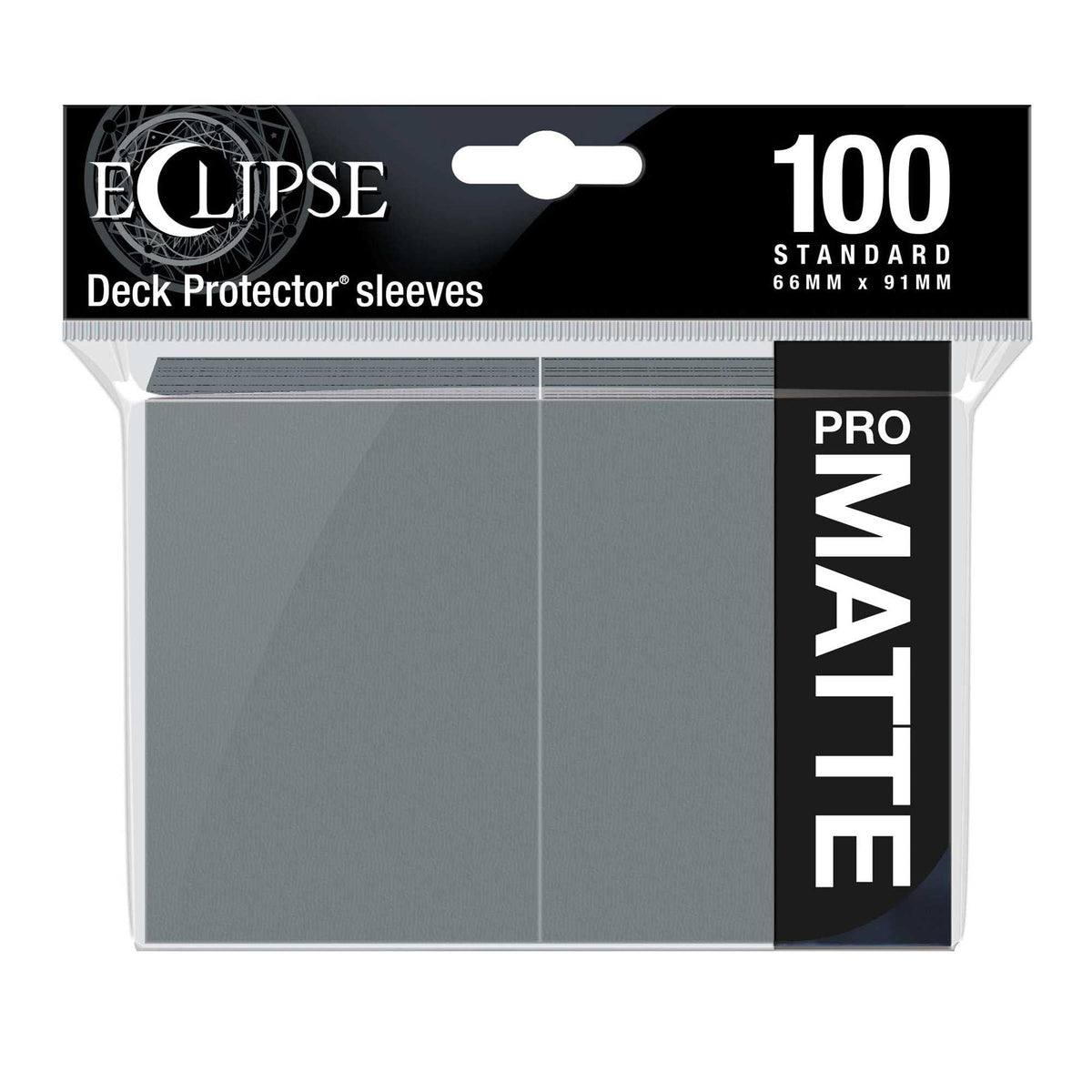 Eclipse Matte Standard Sleeves: Smoke Grey (100) 74427156237
