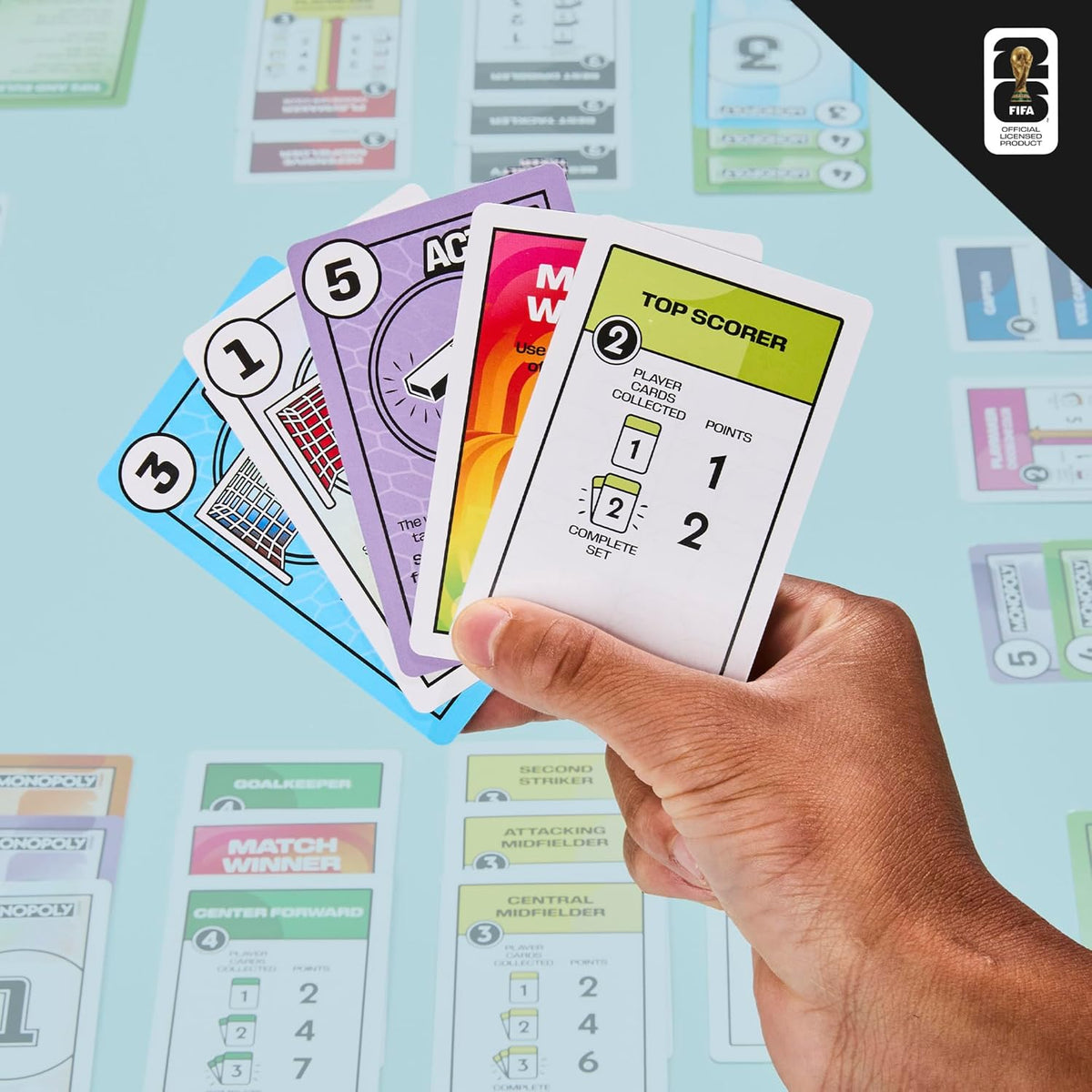 FIFA World Cup Monopoly Deal - Officially Licensed FIFA World Cup 2026 Football Card Game 5010996382009