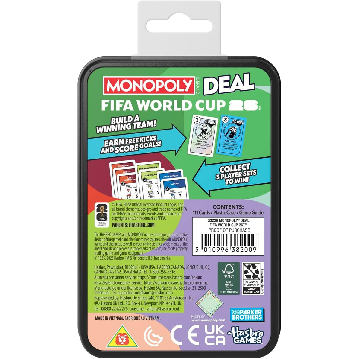FIFA World Cup Monopoly Deal - Officially Licensed FIFA World Cup 2026 Football Card Game 5010996382009