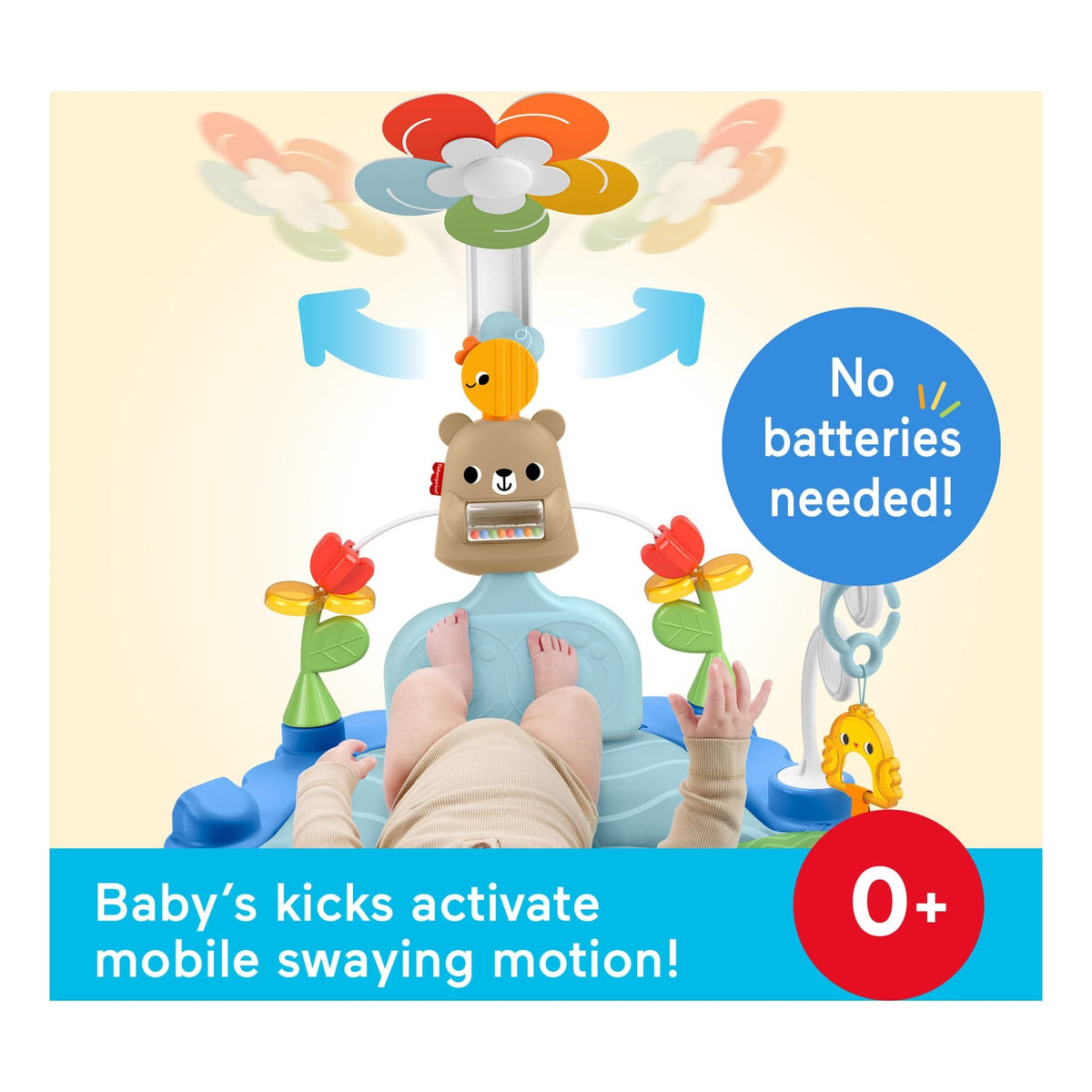 * Fisher Price 3in1 Kick & Sway Activity Gym