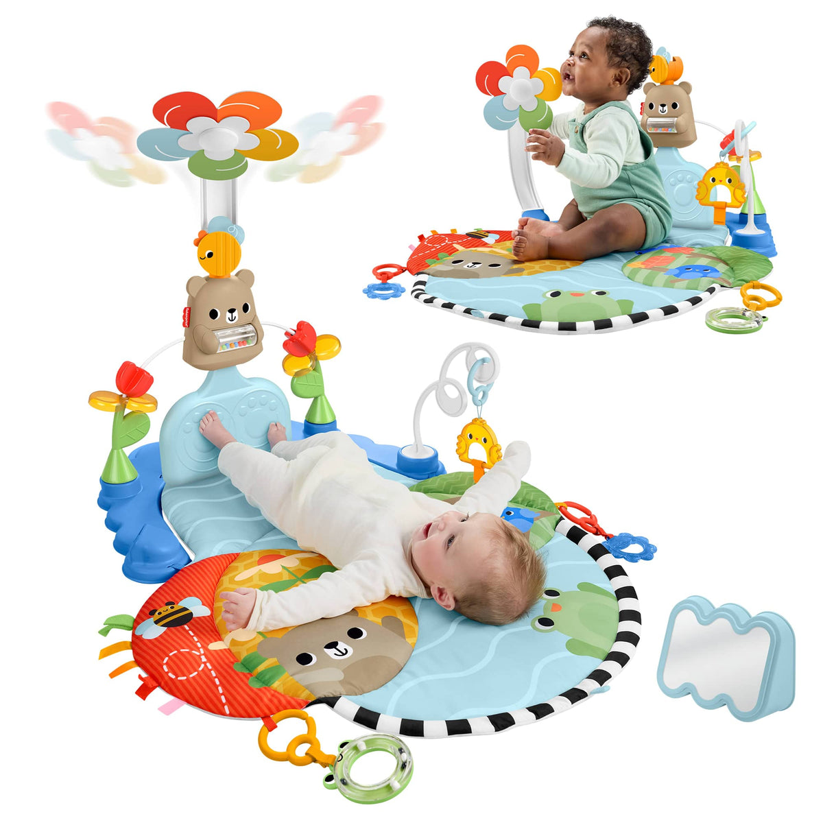 * Fisher Price 3in1 Kick & Sway Activity Gym