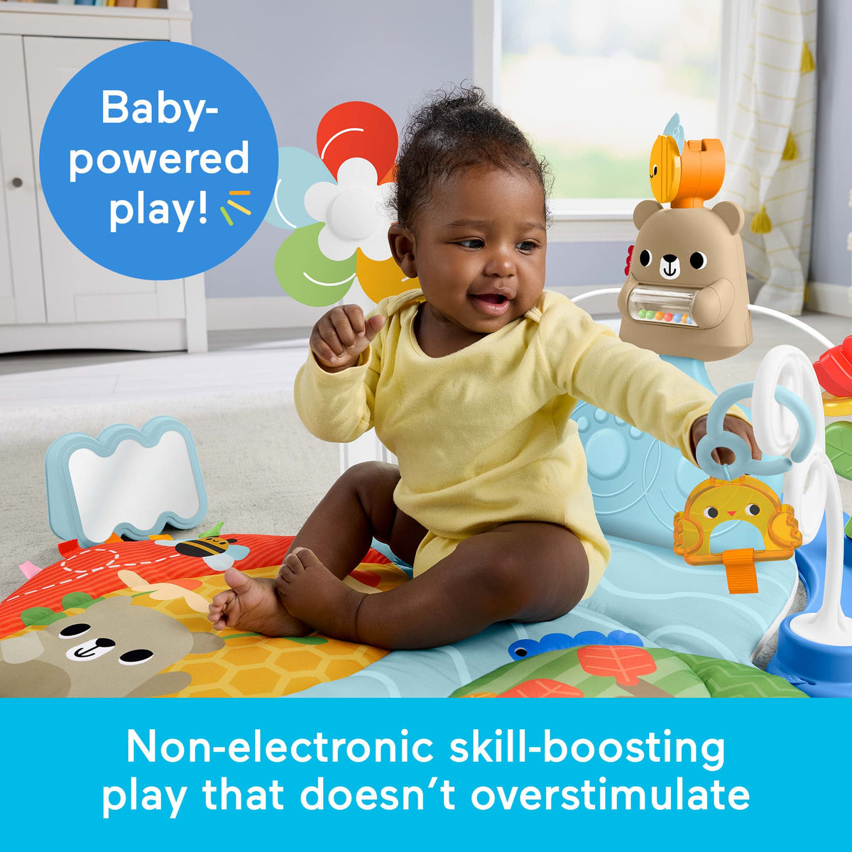 * Fisher Price 3in1 Kick & Sway Activity Gym