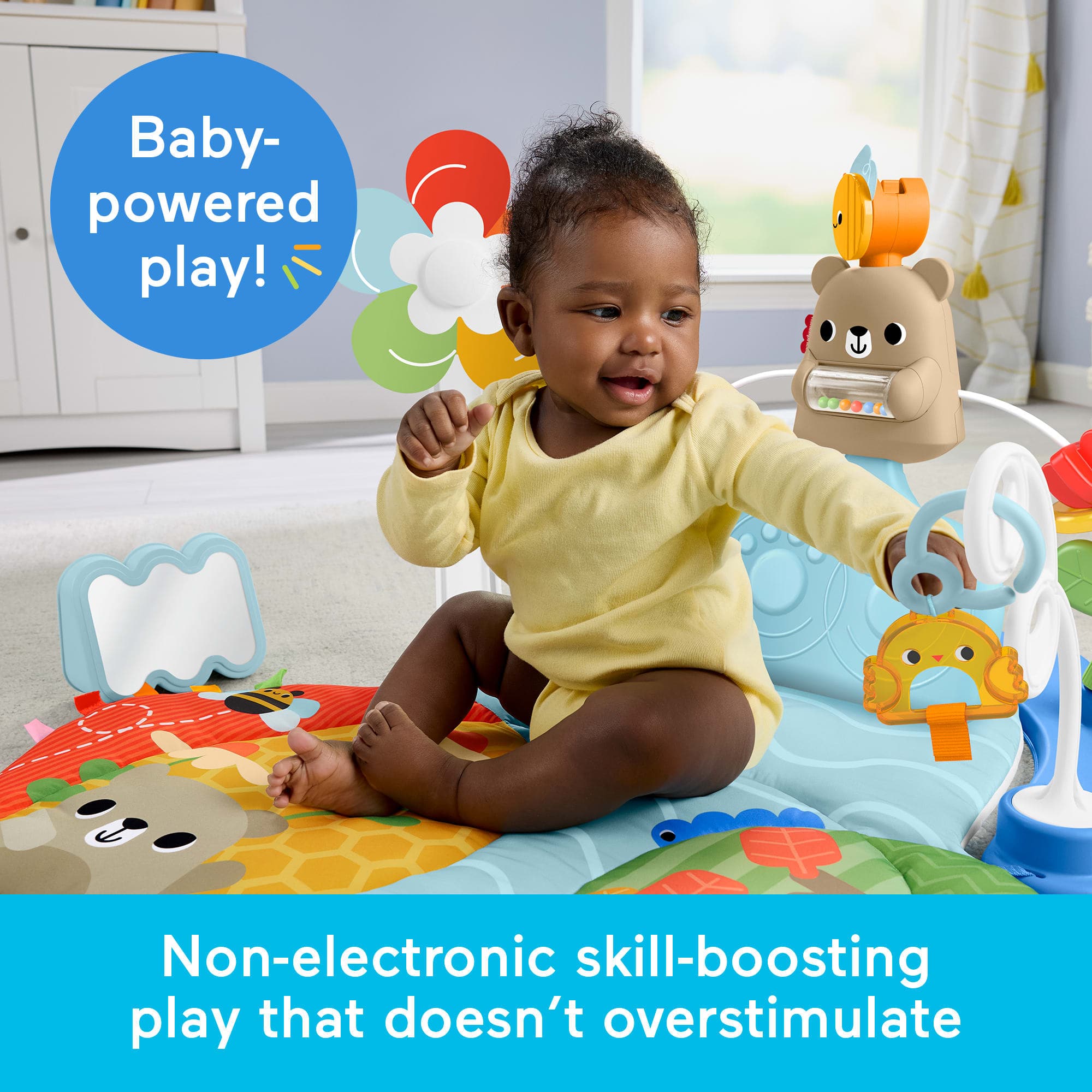 * Fisher Price 3in1 Kick & Sway Activity Gym