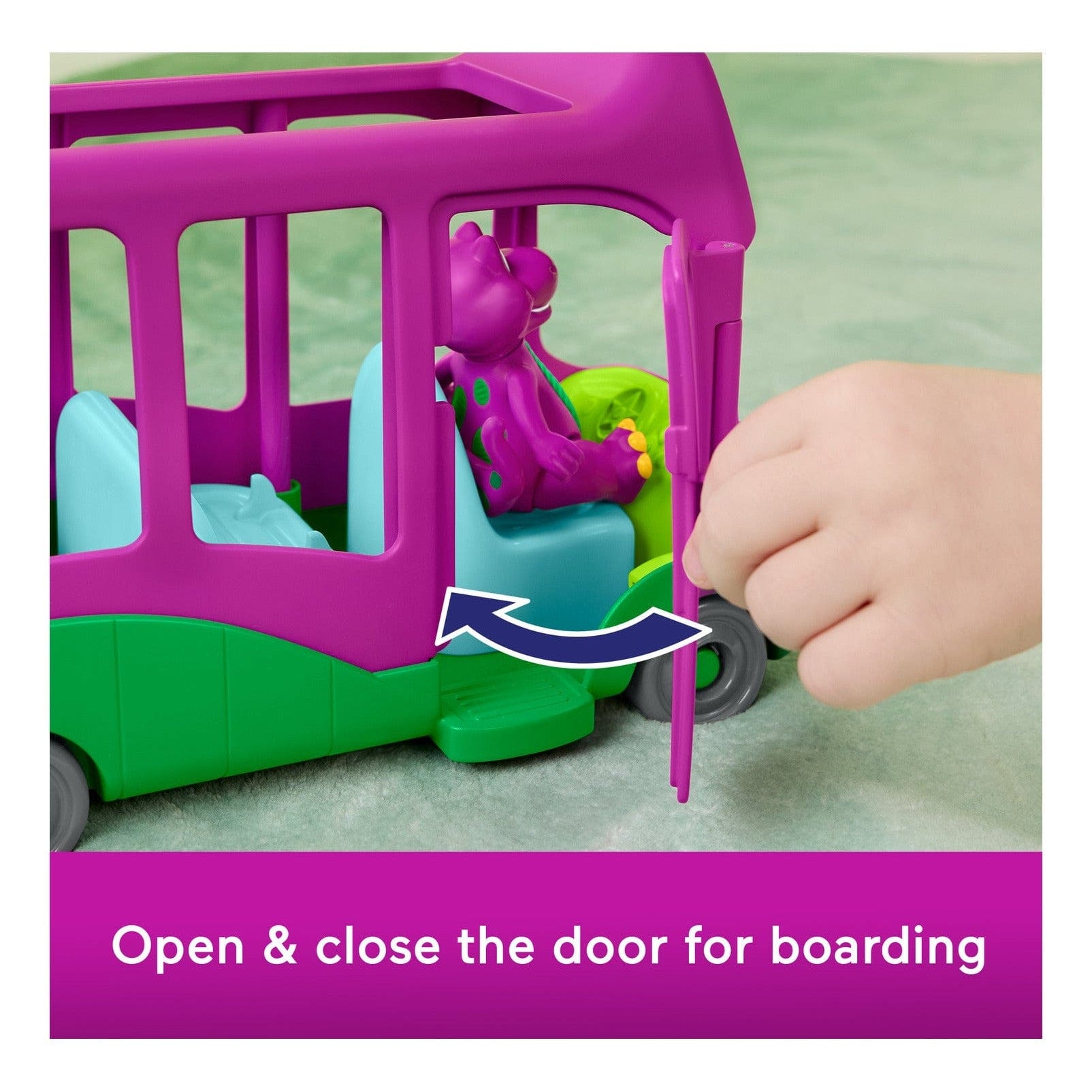 Fisher Price Barney's World Adventure Bus 194735246557