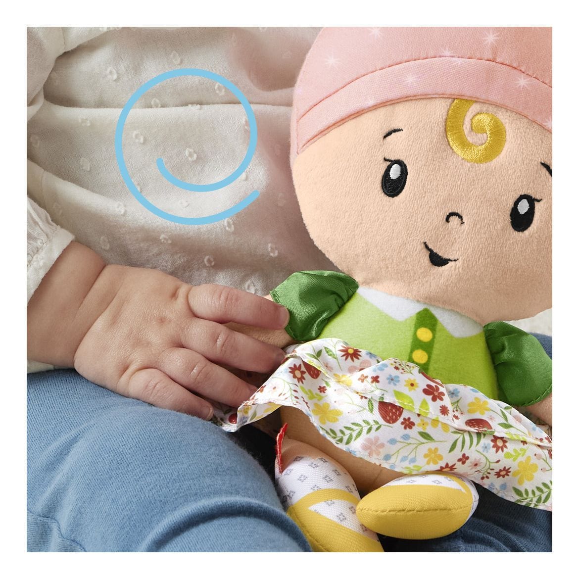 Fisher Price Cuddle & Chime First Babydoll 194735231904