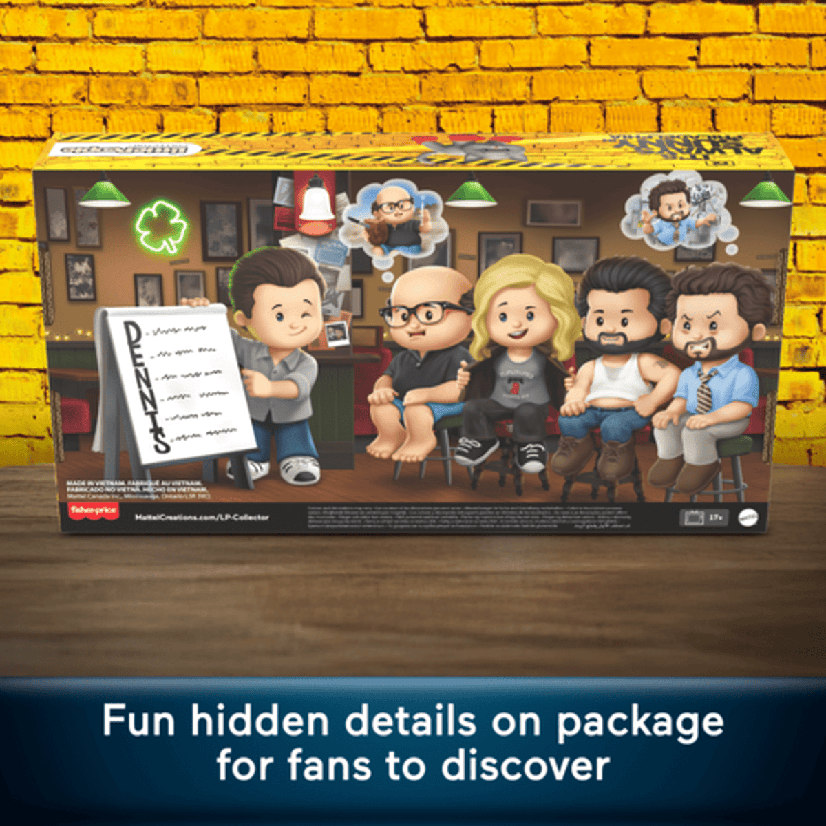 Fisher Price Little People Collector It's Always Sunny in Philadelphia Special Edition Set