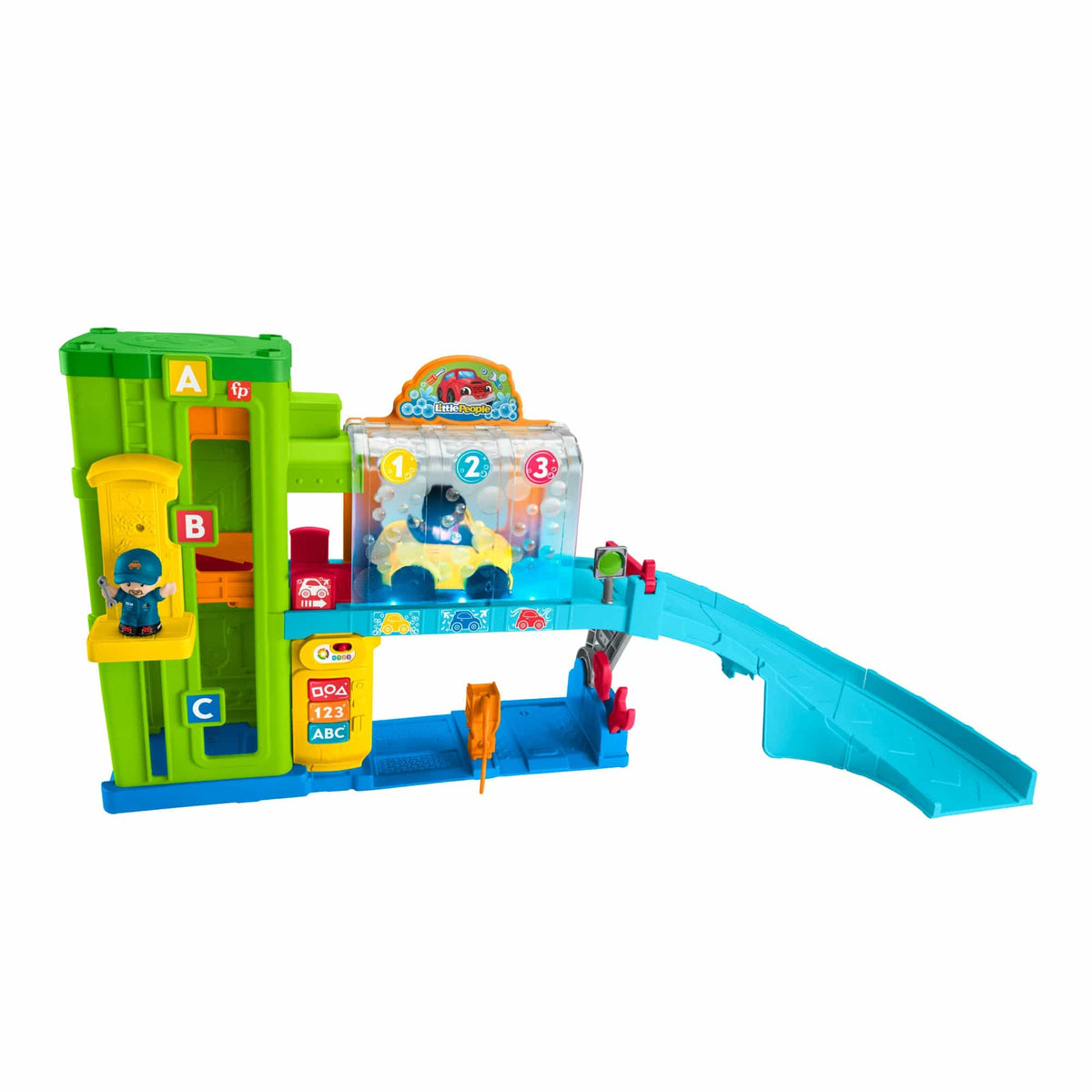 Fisher Price Little People Light Up Learning Garage Playset 194735171521