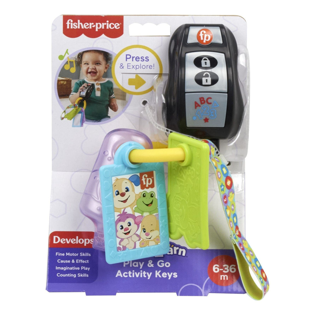 Fisher Price Play & Go Activity Keys 194735228249