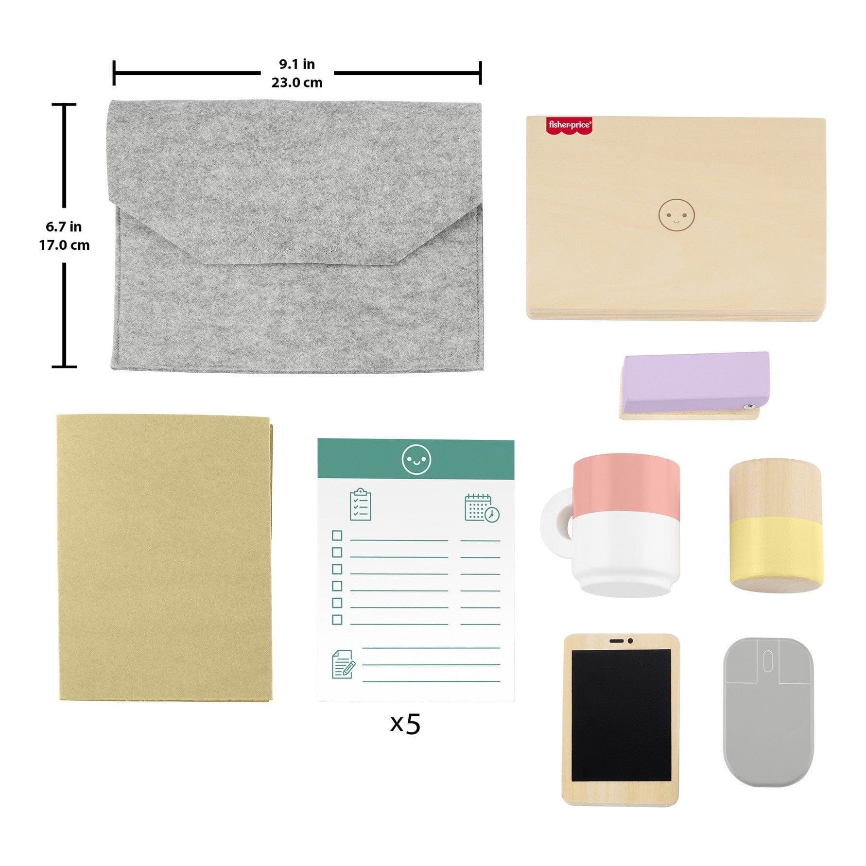 Fisher Price Wooden Work From Home Set