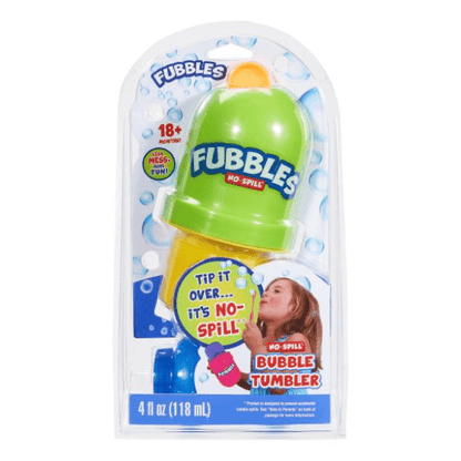 Fubbles No-Spill Bubble Tumbler - Choose your Colour
