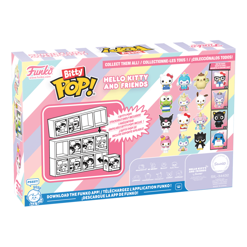 Funko – Bitty Pop! – Sanrio – Hello Kitty Exclusive 4 Pack 889698857130