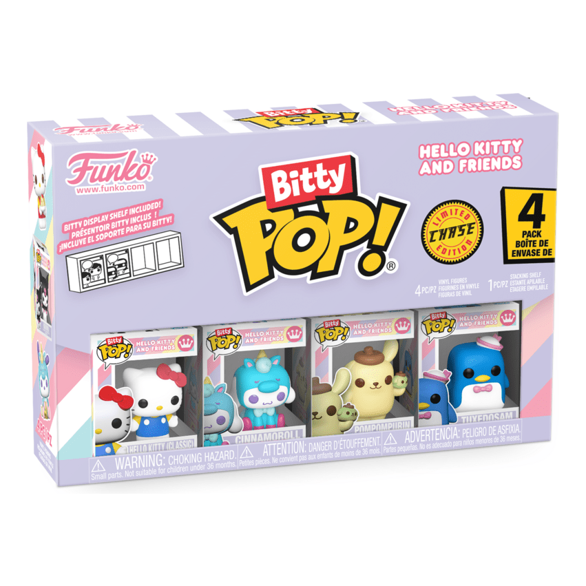 Funko – Bitty Pop! – Sanrio – Hello Kitty Exclusive 4 Pack 889698857130