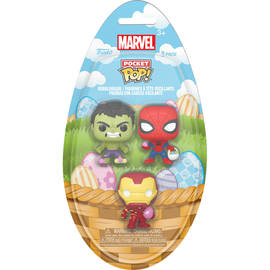 Funko – Pocket Pop! – Marvel – Easter 3 Pack Limited Edition 889698861434