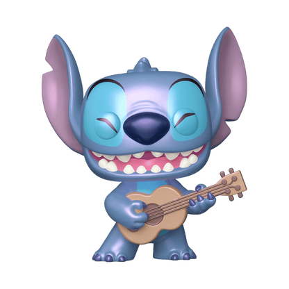 Funko Pop! Jumbo 10in - Stitch w/ Ukelele Figure 889698767866