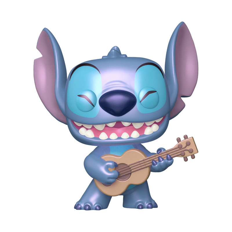 Funko Pop! Jumbo 10in - Stitch w/ Ukelele Figure 889698767866