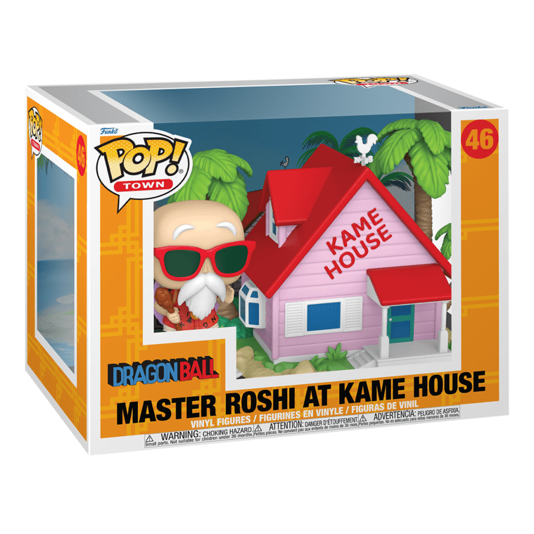 Funko – Pop! Town – Dragon Ball – Kame House With Master Roshi 889698837156